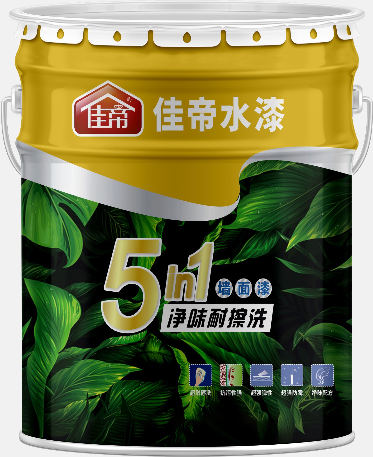 佳帝五合一內(nèi)墻乳膠漆